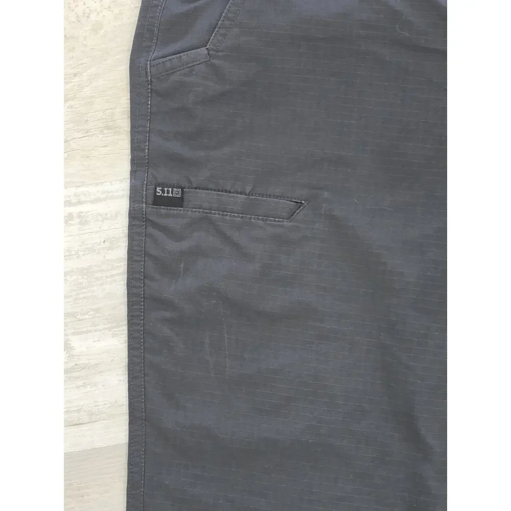 Bundle Lot of 2 5.11 Tactical Fast-Tac Urban Pants Mens 42x30 Charcoal & Khaki